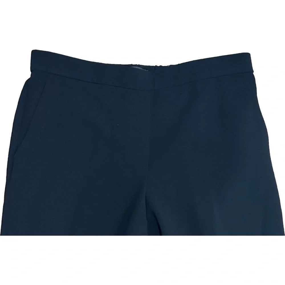 THEORY Treeca Pull-On Cropped Work Trouser Pant in Admiral Crepe size NWT - Picture 7 of 16